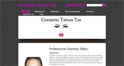 Desktop Screenshot of cosmetictattootas.com